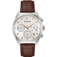 Orologio Bulova Uomo Crono High Precision in Acciaio 96B370 - 96B370